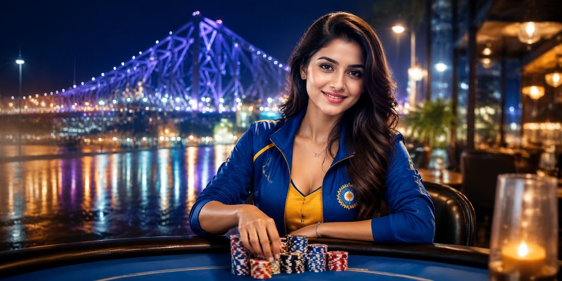 Players enjoying Teen Patti and cricket betting in Kolkata gaming lounge